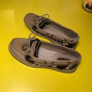 Cheetah print sperry’s